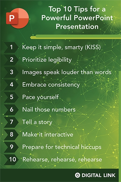 Top 10 Tips for a Powerful PowerPoint Presentation