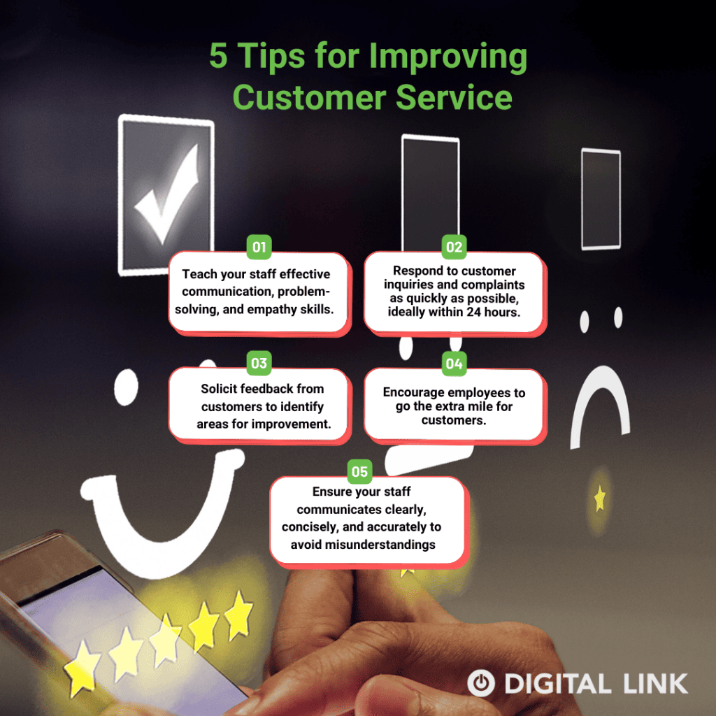 Tips for improving customer service